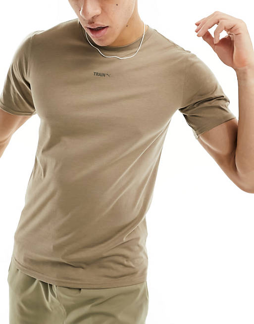 Puma Training Evolve t-shirt in brown | ASOS