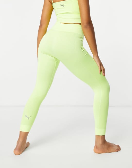 Yellow store puma leggings