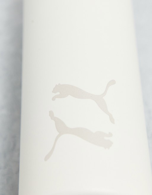 Puma Training Exhale stainless steel water bottle in cream