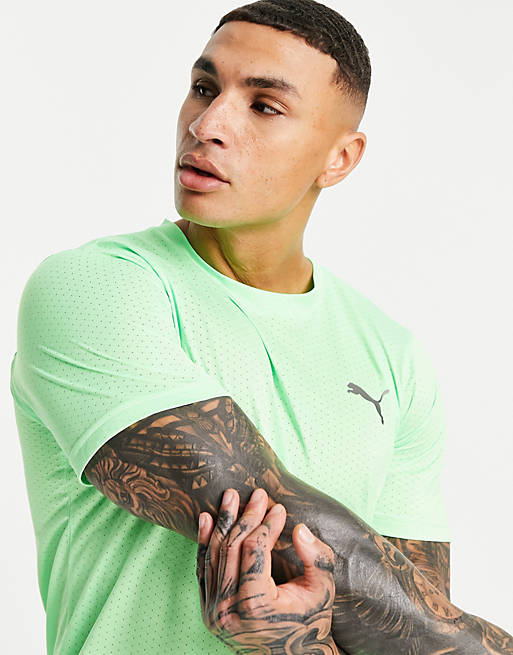 Puma Training Fav Blaster t-shirt in green