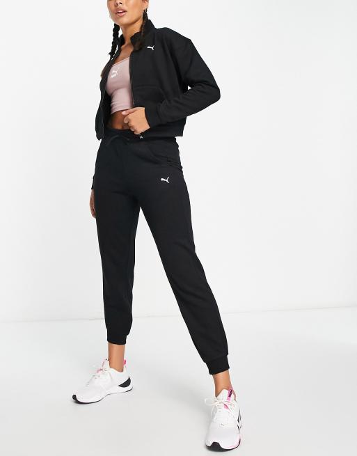 Black knitted sales tracksuit