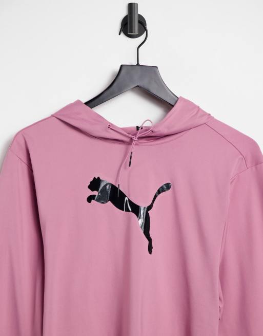 Felpa puma shop rosa e nera