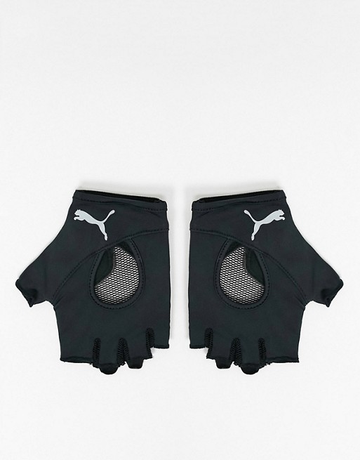 Puma Training fingerless gloves in black