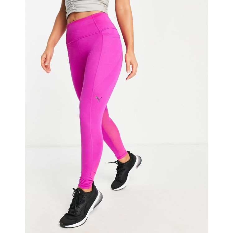 Dkny Sport Womens Pink Printed High Waist 7/8 Performance Leggings Size S |  M