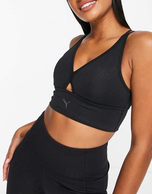 Puma, Flawless Sports Bra Womens, Black