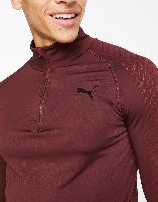 Ultimate Training 1/4 Zip Burgundy