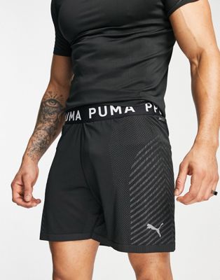 Puma Training Formknit seamless 7" shorts in black