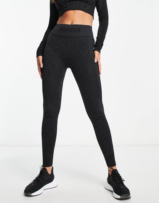 Puma NU-TILITY High Waist 7/8 Leggings (Black) Small - Central Sports