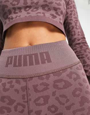 puma leopard print leggings