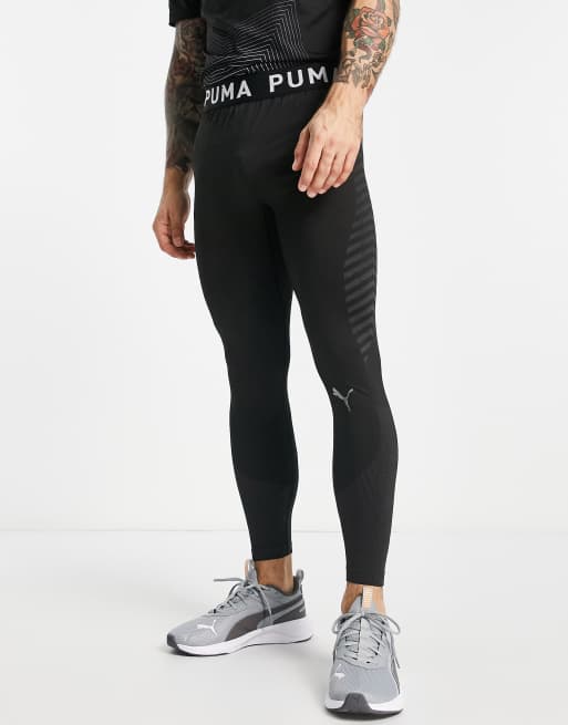 PUMA Training Formknit seamless long tights in black | ASOS