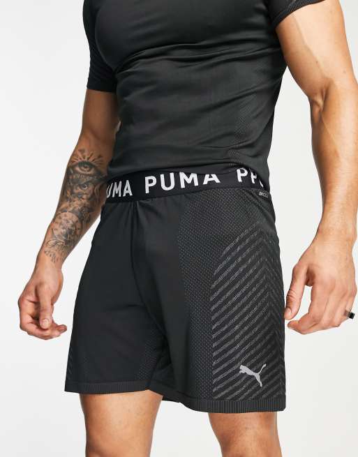 PUMA - Training - Formknit - Sømløse 7-tommer-shorts i sort