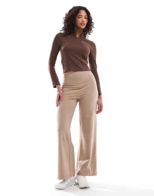 むみ PUMA Training half zip sweatshirt in brown | ASOS