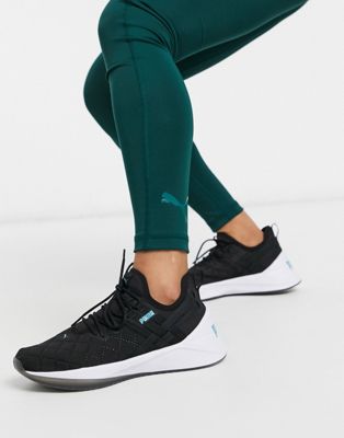 Puma Training jaab XT quilted trainers in black