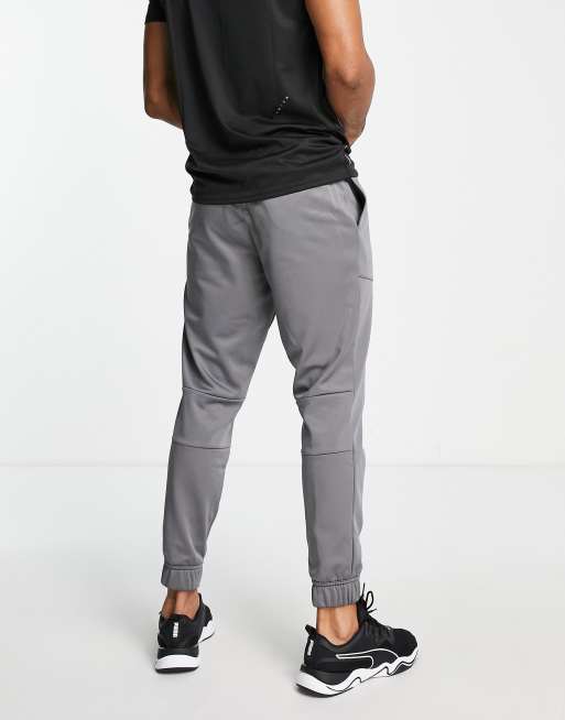 Puma Training joggers with branded waistband in dark grey ASOS