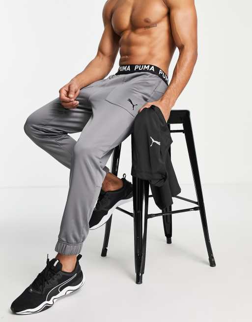 Puma joggers dark grey sale