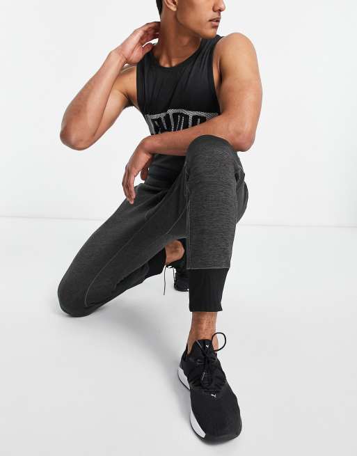 Puma Training knit joggers in dark grey, 4 of 4