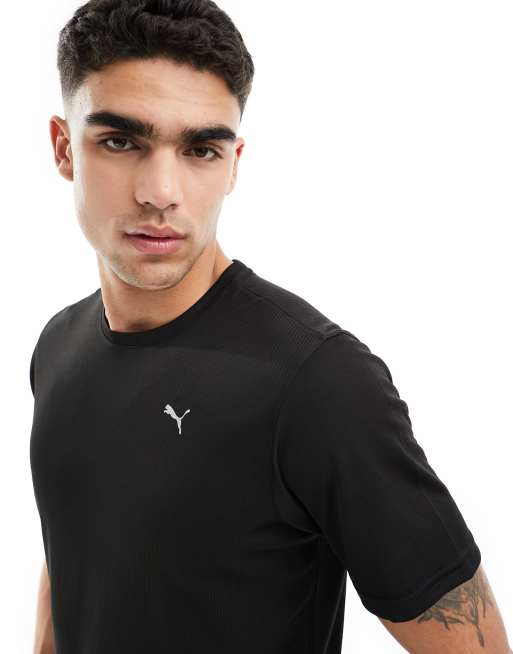 Puma Training logo t-shirt in black