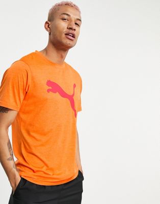 Puma Training Logo t-shirt in orange