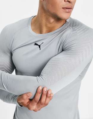 Puma Training Formknit seamless t-shirt in khaki