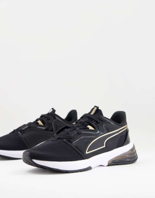 Puma noir shop et or