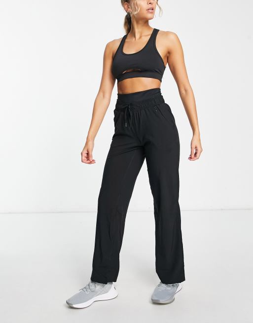 Puma Training modest activewear wide leg pants in black