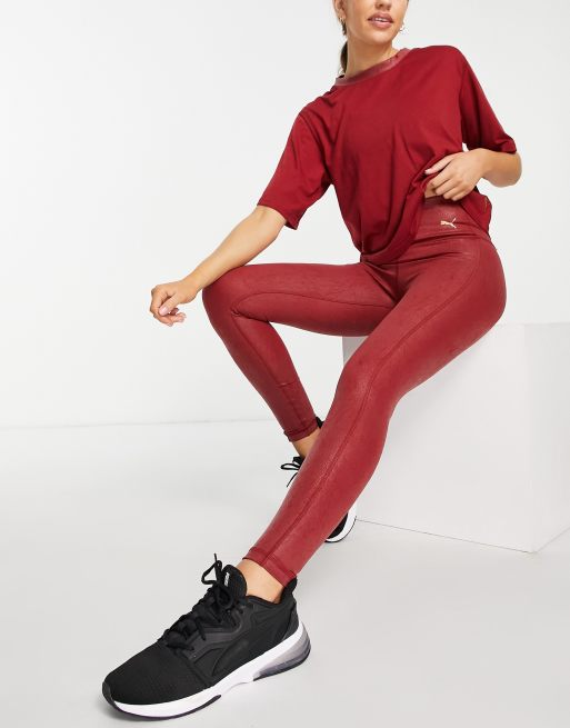 Puma on sale red leggings