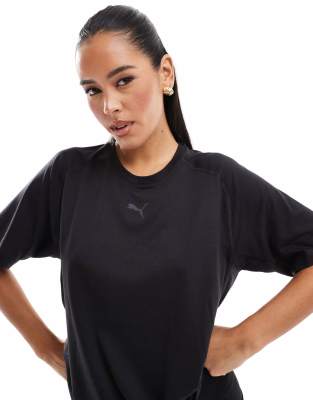 Training oversized T-shirt in black