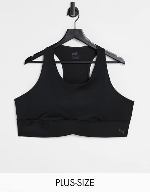Puma Training Plus Forever Luxe Ellavate mid support sports bra in