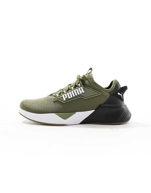 Puma training retaliate store trainers in khaki