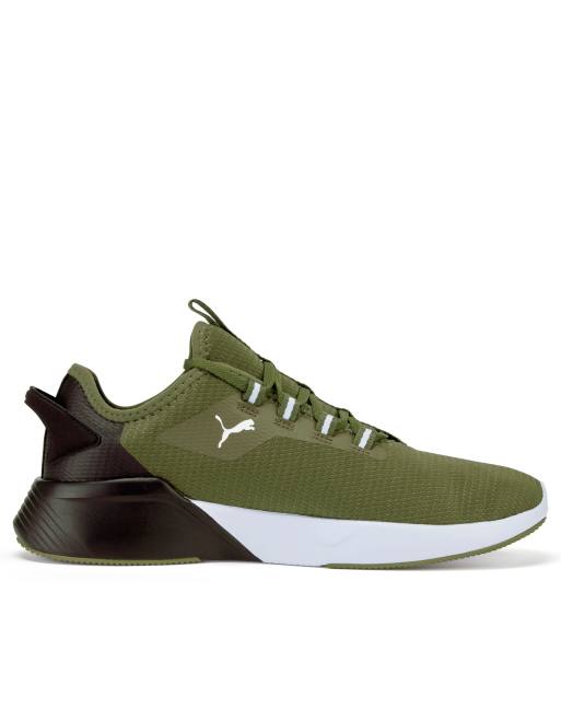 Army green hot sale puma sneakers