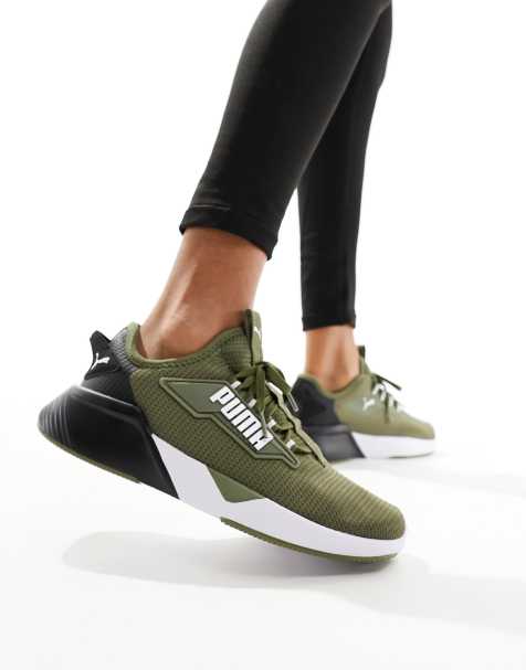 Womens cheap khaki trainers