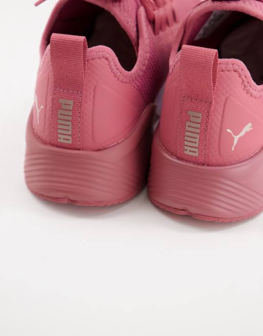 Puma Training Retaliate mesh trainers with rose gold in mauve ASOS