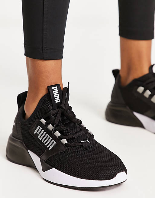 PUMA Training – Retaliate – Sneaker in Schwarz und Weiß | ASOS