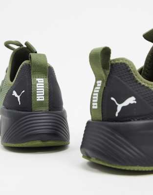 puma training retaliate sneakers in khaki