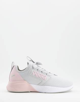 Scarpe puma on sale grigie e rosa