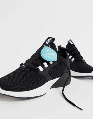 puma training retaliate trainers in black