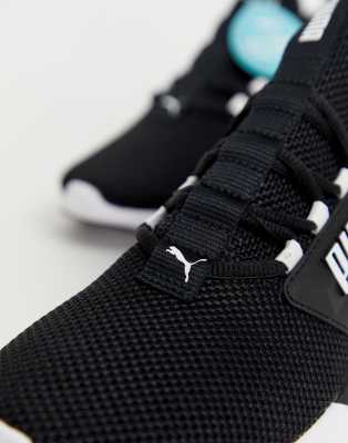 puma training retaliate trainers in black