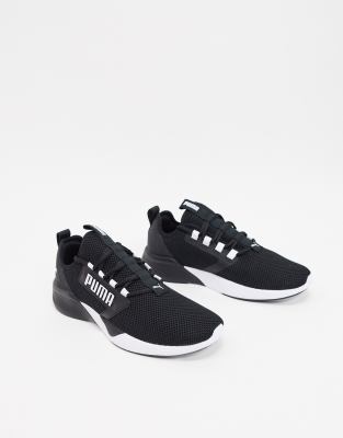 puma training retaliate trainers in black