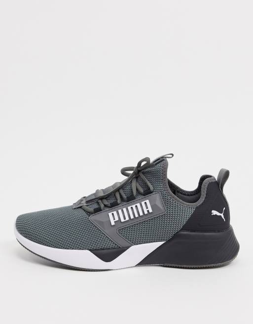 Puma grey hot sale black