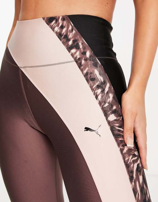 Puma Leggins Mujer Safari Glam High Waist Full Tight marron