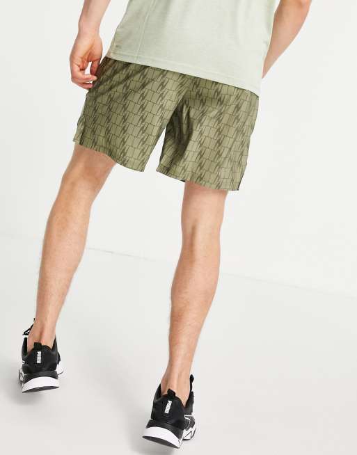 Puma - Training - Short met all-over print in grijs, 2 van 4