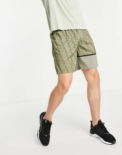 Puma - Training - Short met all-over print in grijs, 4 van 4