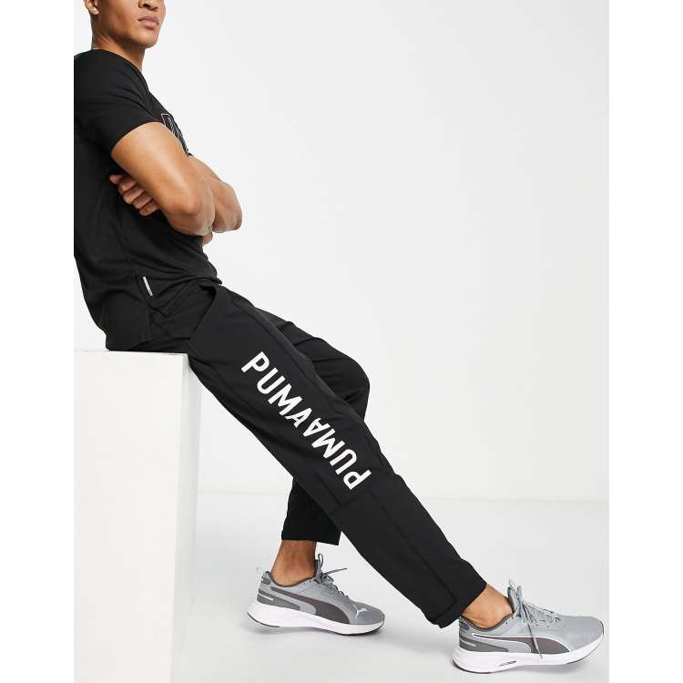 Puma logo 2024 joggers in black