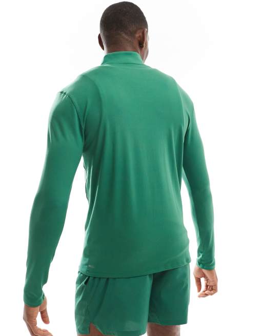 PUMA Training slim fit quarter zip in vine green | ASOS