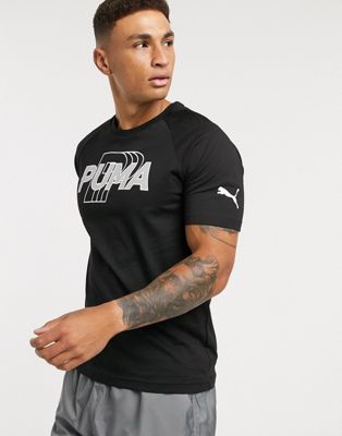 Puma Training sport t-shirt in black | ASOS