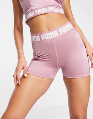 Puma Damen Shorts Soft Sports Shorts 854330-20 S Fuchsia Purple, S