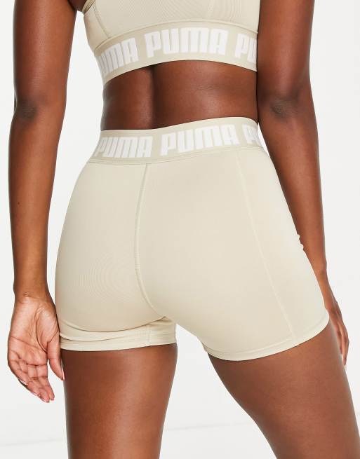 Puma gold logo high waist clearance short