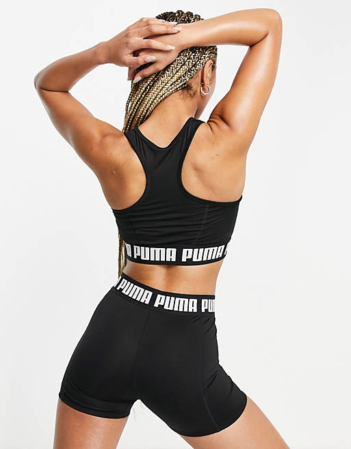  Puma Training Strong crop top in black 