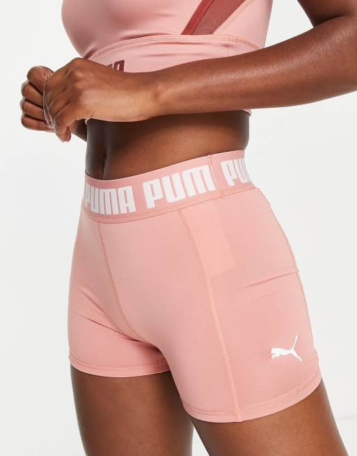 PUMA Training - Strong - Tætsiddende 3-tommer-shorts i lyserød