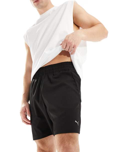 PUMA – Training – Svarta, vävda shorts, 7 tum - view 1